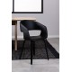 KRZESŁO NOVA EKOSKÓRA CZARNE