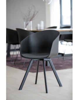 KRZESŁO MOON CZARNE I