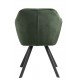 KRZESŁO OBROTOWE LOLA ZIELONE WELUR