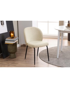 KRZESŁO PATRICIA BEŻOWE PLECIONE