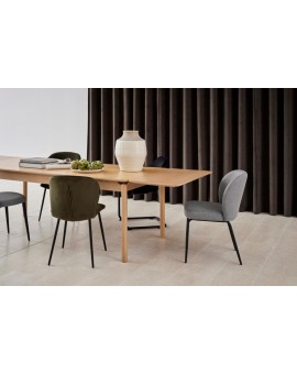 KRZESŁO EVELYN OLIWKOWA ZIELEŃ SZTRUKS