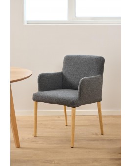 KRZESŁO ZOE ANTRACYT BOUCLE