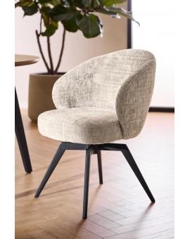 KRZESŁO OBROTOWE DARLENE BEŻOWE