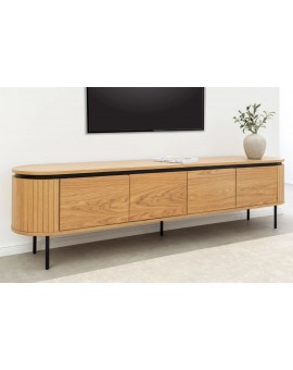 SZAFKA RTV ATELIER 200X40 CM DĄB