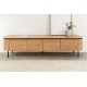 SZAFKA RTV ATELIER 200X40 CM DĄB