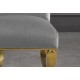 KRZESŁO MODERN BAROCK II WELUR SZARY