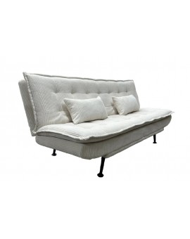 SOFA ROZKŁADANA JAZZ 3-OSOBOWA SZTRUKS BEŻOWA
