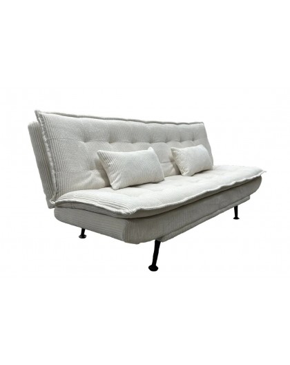 SOFA ROZKŁADANA JAZZ 3-OSOBOWA SZTRUKS BEŻOWA