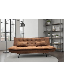 SOFA ROZKŁADANA JAZZ 3-OSOBOWA BRĄZOWA