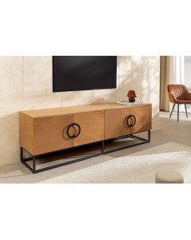 SZAFKA RTV GRANDEZZA 180X40 CM DĄB