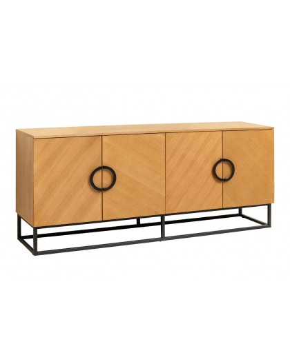 KOMODA GRANDEZZA 180X40 CM DĄB