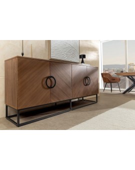 KOMODA GRANDEZZA 180X40 CM ORZECH