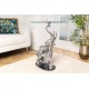 STOLIK KAWOWY ELEPHANT 60 CM SREBRNY