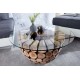 SZKLANY BLAT STOLIKA KAWOWEGO PURE NATURE 70 CM