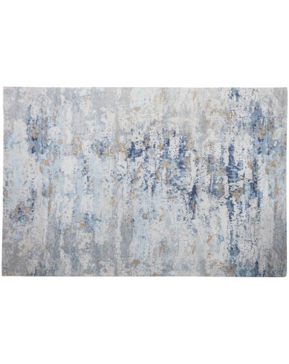 DYWAN ABSTRACT 300X240 CM NIEBIESKI