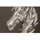 PODSTAWA LAMPY STOŁOWEJ CABALLO SREBRNA