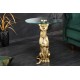 STOLIK KAWOWY WILDLIFE PANTHER 45 CM ZŁOTY