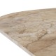 STÓŁ MALTA 90X90 CM CERAMIKA BRĄZOWA