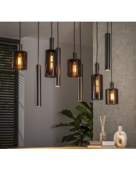 LAMPA WISZĄCA HOLY III SZKŁO BRĄZOWE