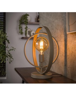 LAMPA STOŁOWA LUI METALOWA BEŻOWA