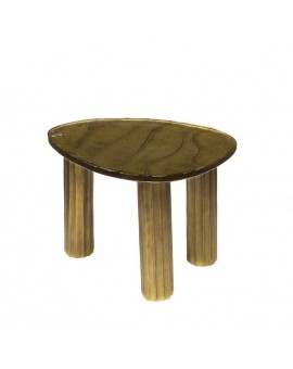 STOLIK KAWOWY 51X37 CM KIKO ZŁOTY