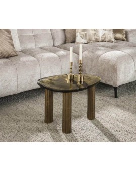 STOLIK KAWOWY 62X45 CM KIKO ZŁOTY