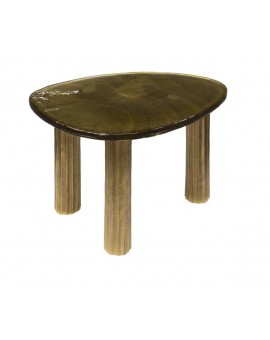 STOLIK KAWOWY 62X45 CM KIKO ZŁOTY