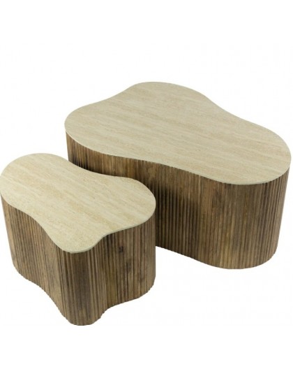 ZESTAW STOLIKÓW KAWOWYCH IV MORAJ MANGO - 2SZT
