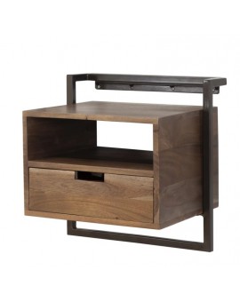 SZAFKA NOCNA ARMADIO 44X35 CM AKACJA BRĄZOWA