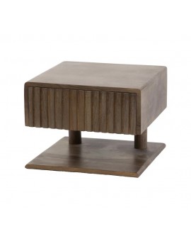 SZAFKA NOCNA MAVI 35X35 CM AKACJA BRĄZOWA