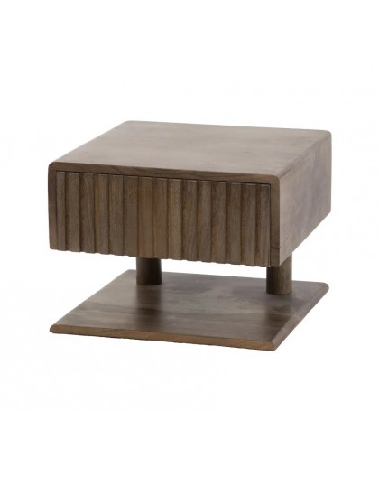 SZAFKA NOCNA MAVI 35X35 CM AKACJA BRĄZOWA