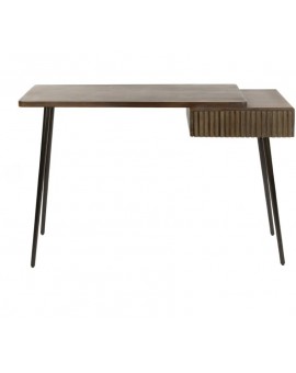 KONSOLA MAVI 120X35 CM AKACJA BRĄZOWA