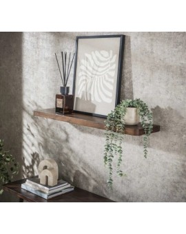 P&Oacute;ŁKA ŚCIENNA MAVI 90 CM AKACJA BRĄZOWA