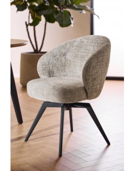 KRZESŁO OBROTOWE DARLENE SZARE II