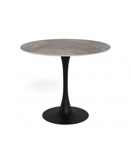 STÓŁ  MALTA 90 CM CERAMIKA SZARA