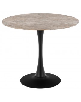 STÓŁ  MALTA 90 CM CERAMIKA BRĄZOWA II