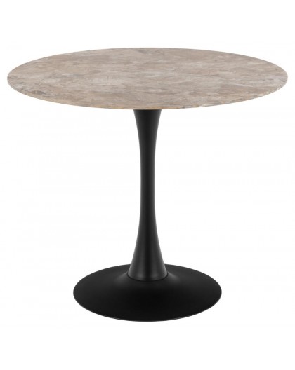 STÓŁ  MALTA 90 CM CERAMIKA BRĄZOWA II