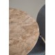 STÓŁ  MALTA 90 CM CERAMIKA BRĄZOWA II