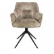 KRZESŁO OBROTOWE KARA BOUCLE BEŻOWE