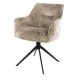 KRZESŁO OBROTOWE KARA BOUCLE BEŻOWE