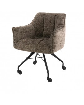 KRZESŁO BIUROWE DORIS BRĄZOWE