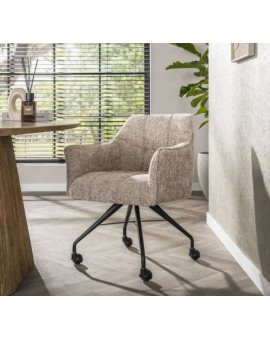 KRZESŁO BIUROWE DORIS BEŻOWE