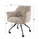 KRZESŁO BIUROWE DORIS BEŻOWE