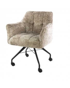 KRZESŁO BIUROWE DORIS BOUCLE BEŻOWE