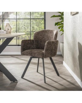 KRZESŁO OBROTOWE DURU BRĄZOWE