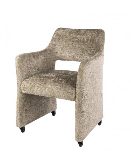 KRZESŁO ANUK BOUCLE BEŻOWE