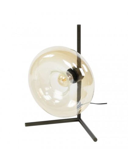 LAMPA STOŁOWA PERI SZKŁO BURSZTYNOWE