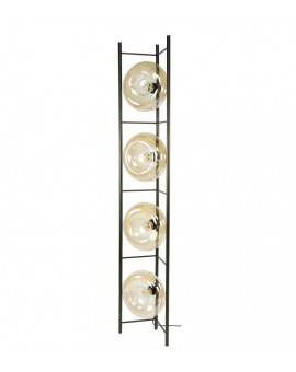 LAMPA PODŁOGOWA PERI SZKŁO BURSZTYNOWE