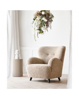 FOTEL LUNARO JASNOBRĄZOWY