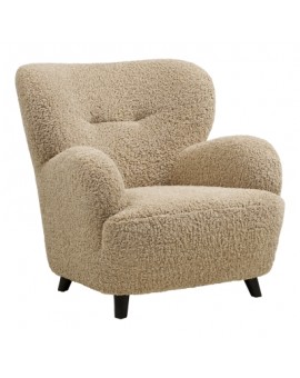 FOTEL LUNARO JASNOBRĄZOWY